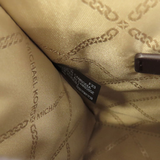MICHAEL KORS Handbag canvas Brown GIGI 2WAY Women Used Authentic
