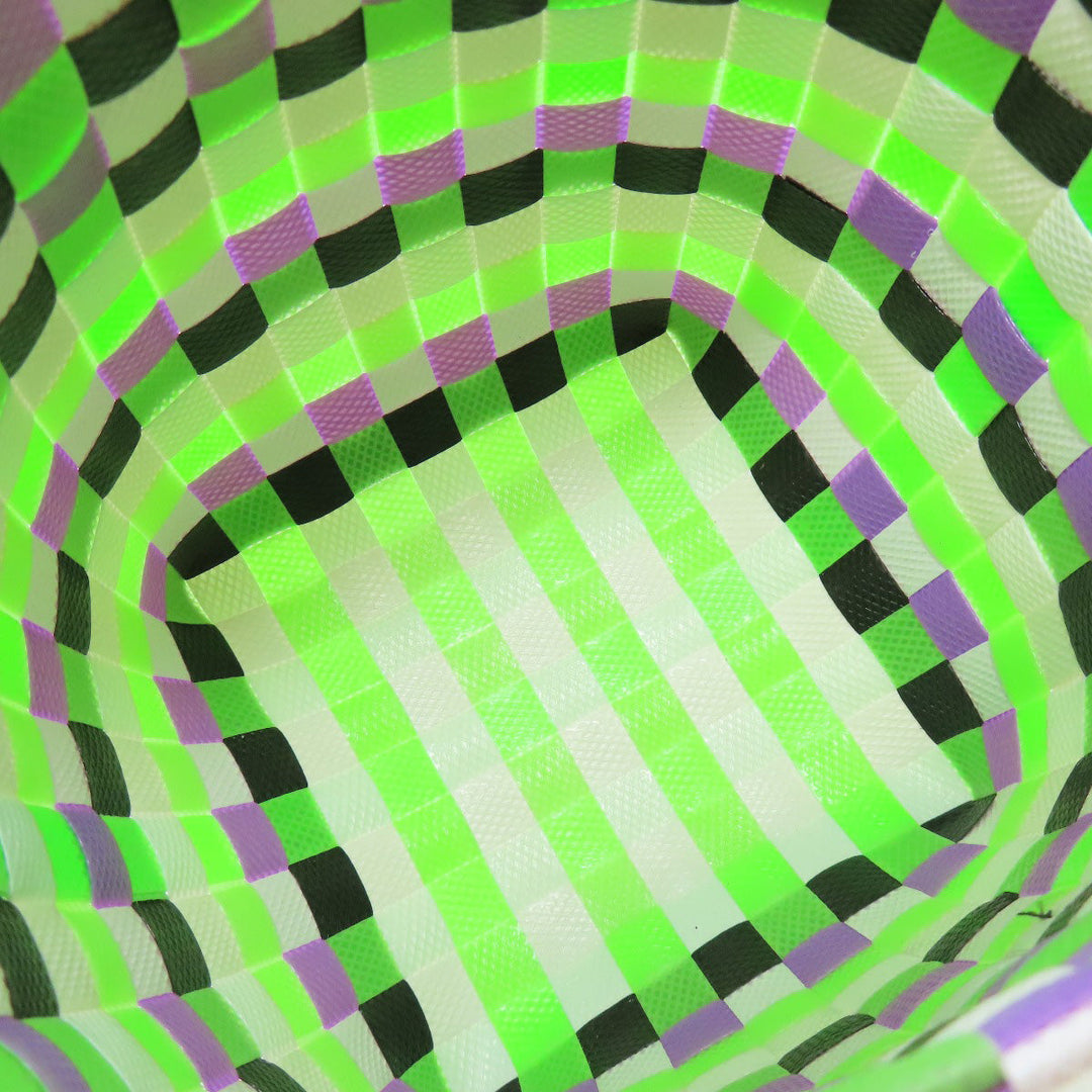 MARNI Handbag polypropylene purple Basket bag Women Used Authentic