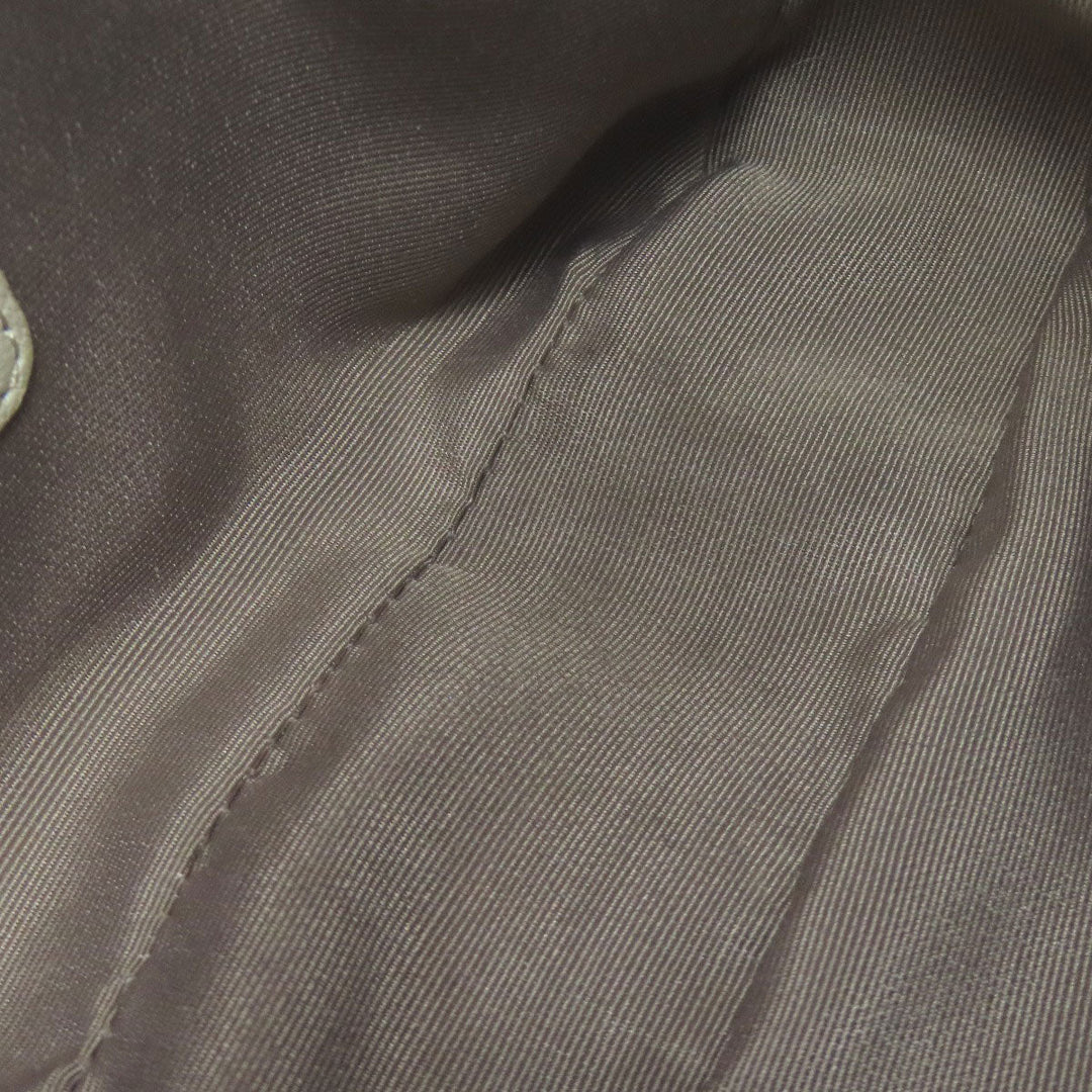 MARC JACOBS Shoulder Bag leather white Double J Women Used Authentic