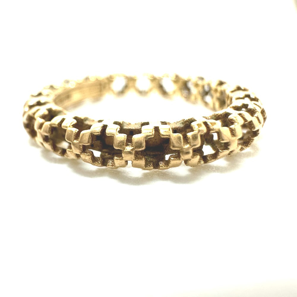 GUCCI Ring 18K Pink Gold gold 1P diamond Women 8 Used Authentic