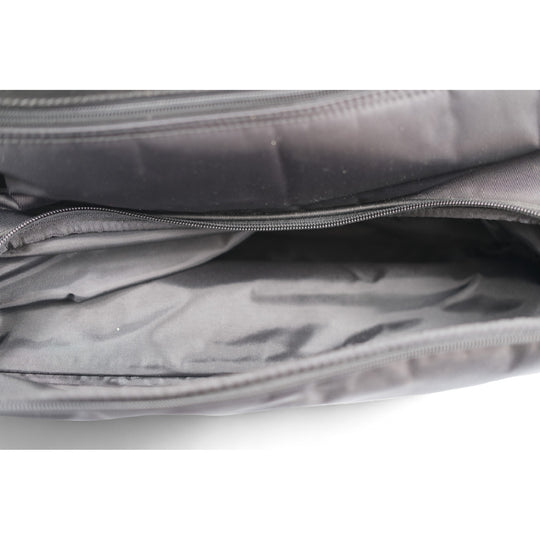 Burberry Golf Travel Bag Black Nylon Unisex Rolling Luggage Carry-On Tote