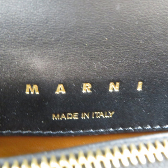 MARNI Shoulder Bag BMMP0027Y0 Calfskin black Attache Bag Women Used Authentic