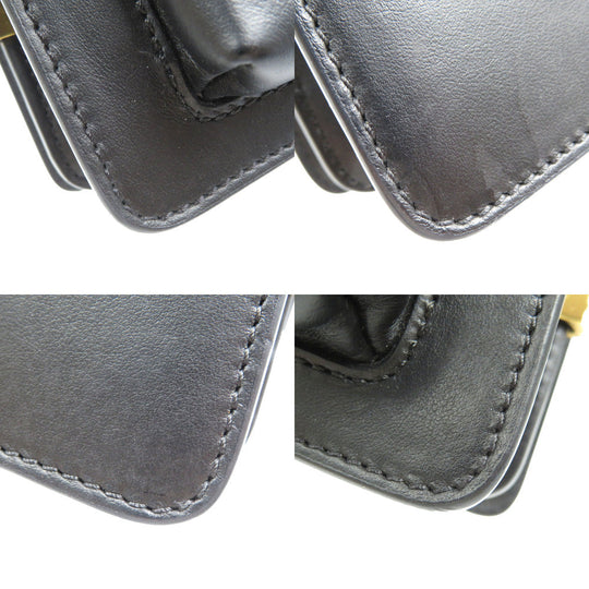 MARNI Shoulder Bag BMMP0027Y0 Calfskin black Attache Bag Women Used Authentic