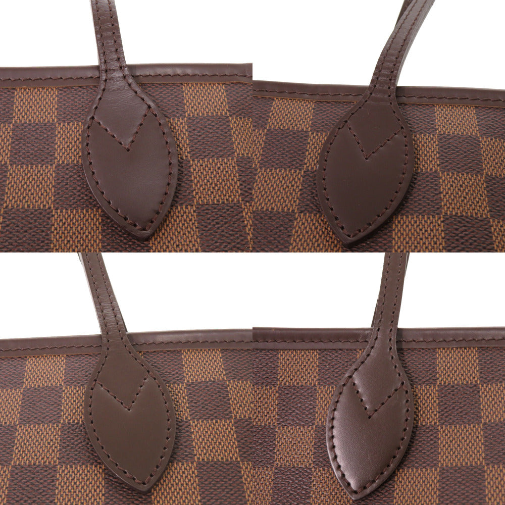 LOUIS VUITTON Tote Bag N51105 Damier canvas Brown Damier Neverfull MM Women Used Authentic