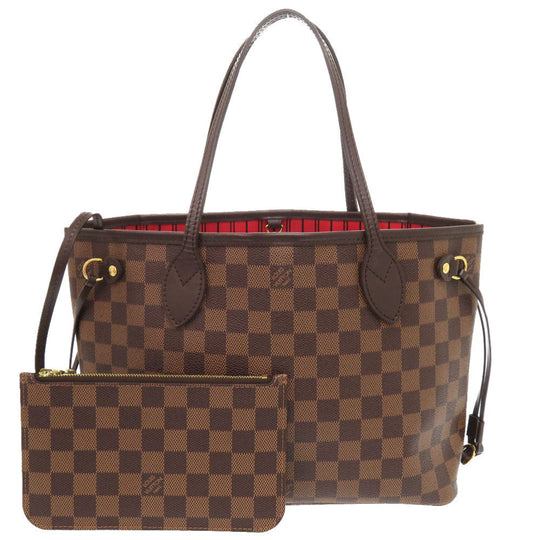 LOUIS VUITTON Tote Bag N40600 Damier canvas Slys Damier New Neverfull PM Women Used Authentic