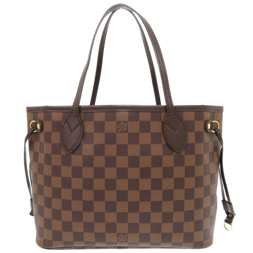 LOUIS VUITTON Tote Bag N40600 Damier canvas Slys Damier New Neverfull PM Women Used Authentic
