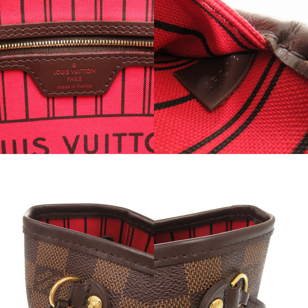 LOUIS VUITTON Tote Bag N40600 Damier canvas Slys Damier New Neverfull PM Women Used Authentic