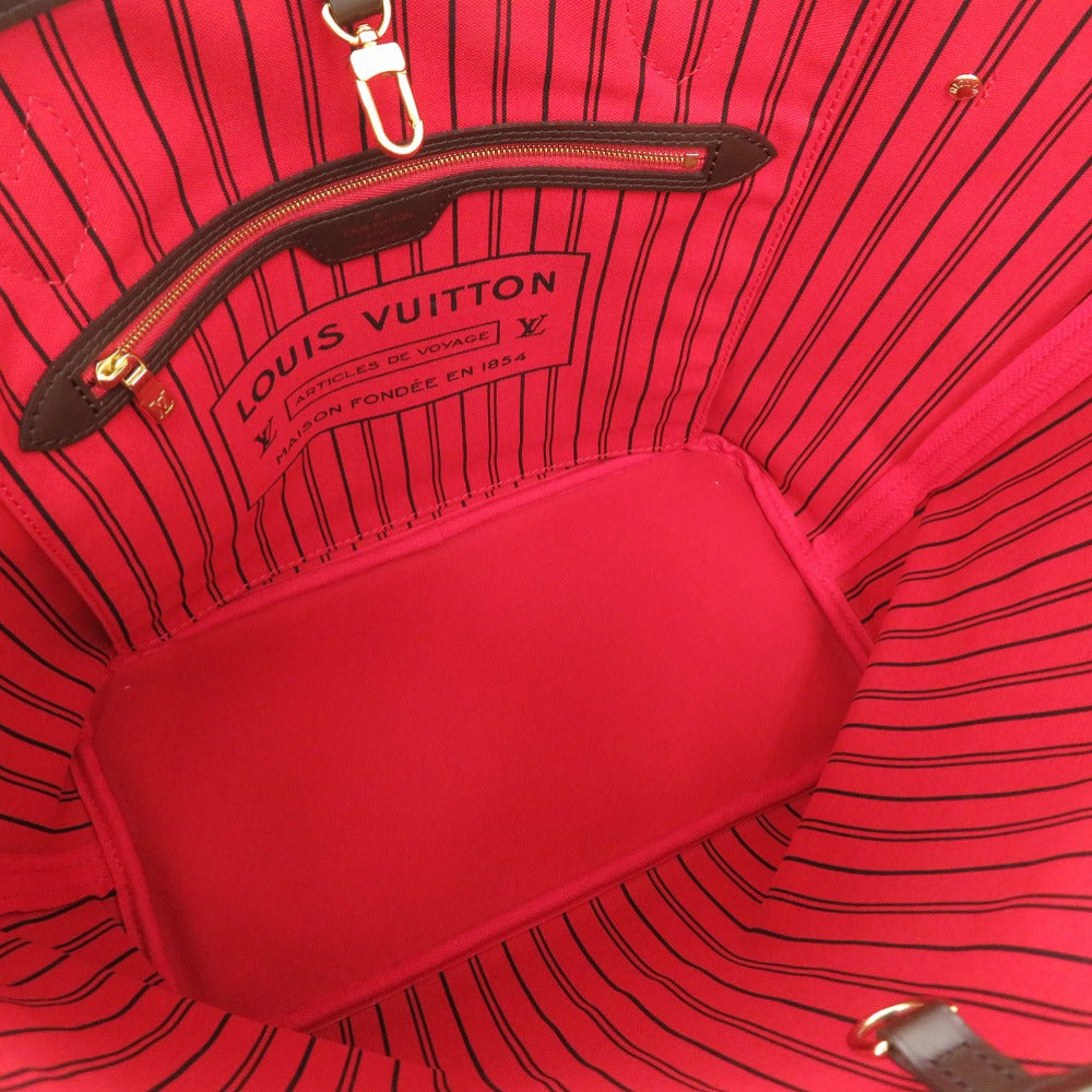 LOUIS VUITTON Tote Bag N41358 Damier canvas Slys Damier New Neverfull MM Women Used Authentic