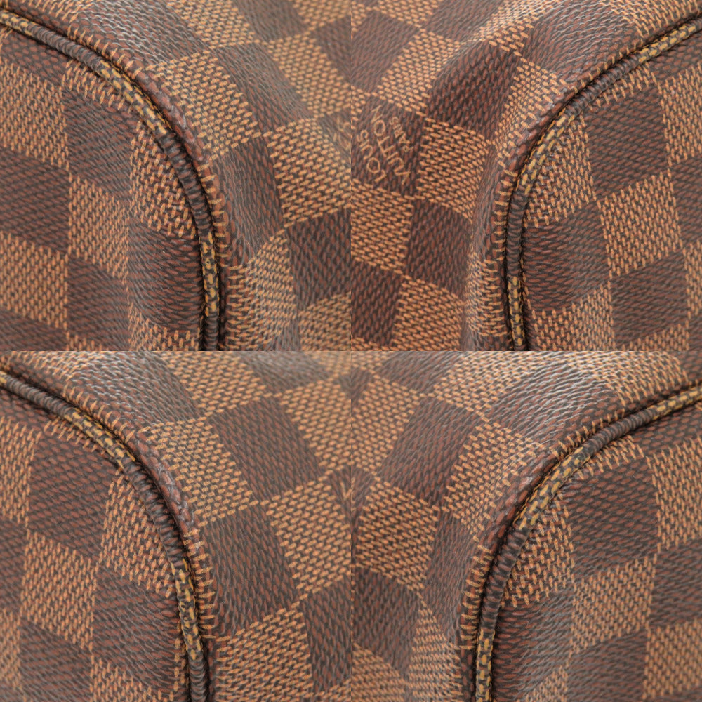 LOUIS VUITTON Tote Bag N41358 Damier canvas Slys Damier New Neverfull MM Women Used Authentic