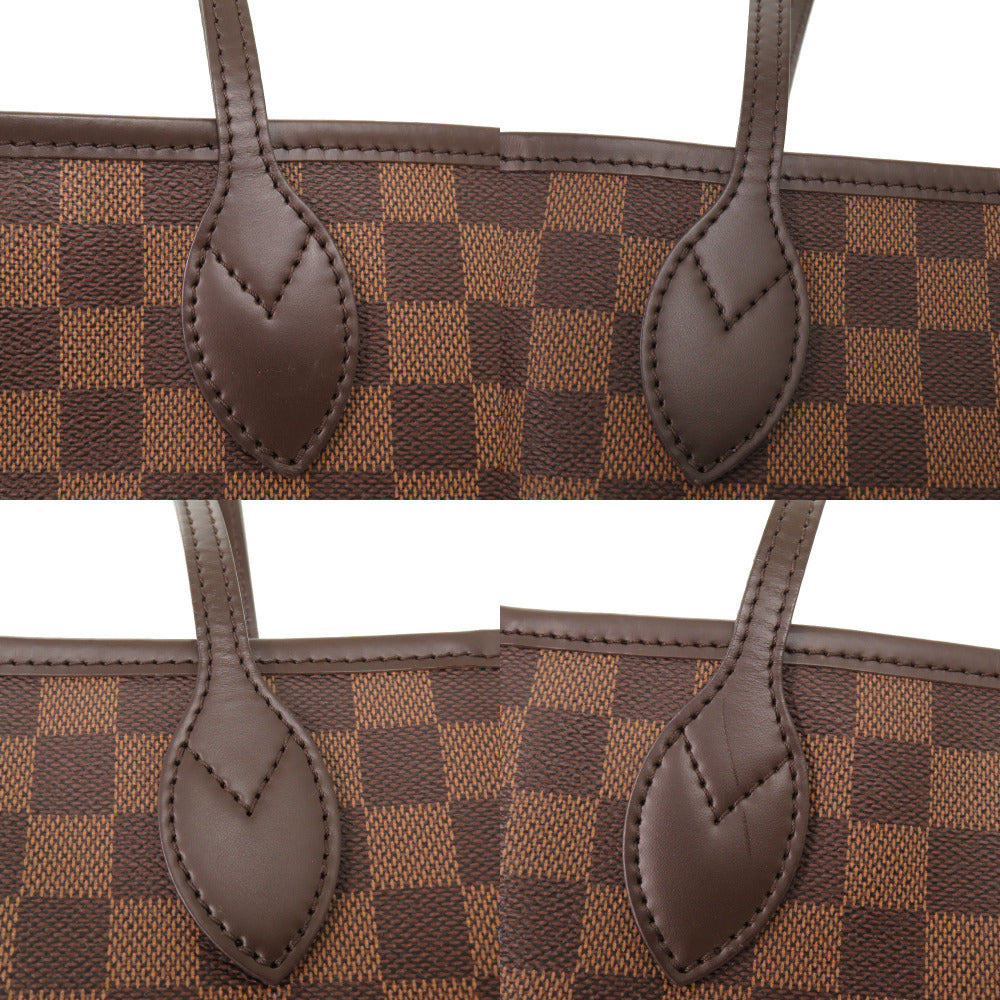 LOUIS VUITTON Tote Bag N41358 Damier canvas Slys Damier New Neverfull MM Women Used Authentic