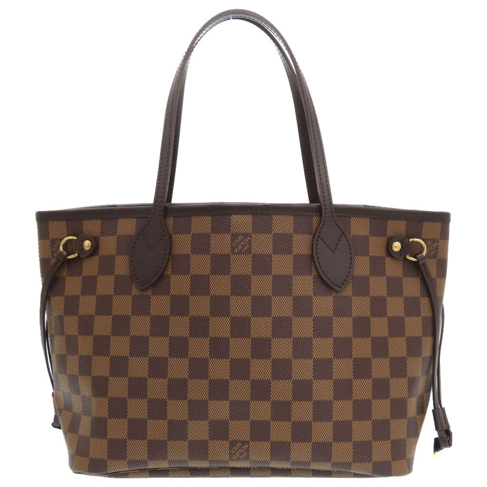 LOUIS VUITTON Tote Bag N51109 Damier canvas Brown Damier Never full PM Women Used Authentic