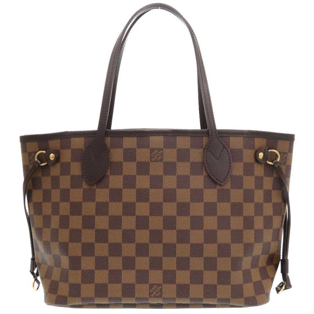 LOUIS VUITTON Tote Bag N51109 Damier canvas Brown Damier Never full PM Women Used Authentic