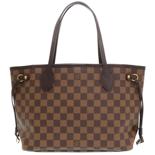 LOUIS VUITTON Tote Bag N51109 Damier canvas Brown Damier Never full PM Women Used Authentic