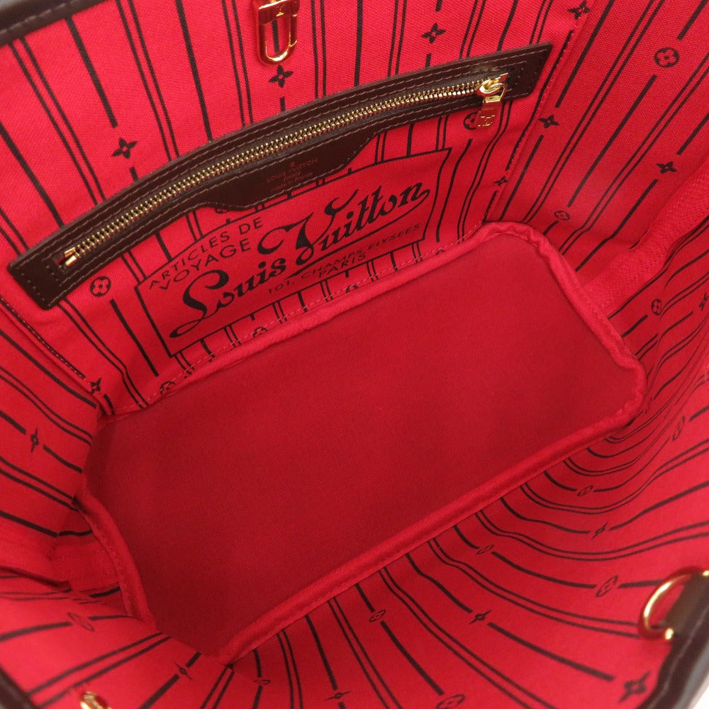 LOUIS VUITTON Tote Bag N51109 Damier canvas Brown Damier Never full PM Women Used Authentic