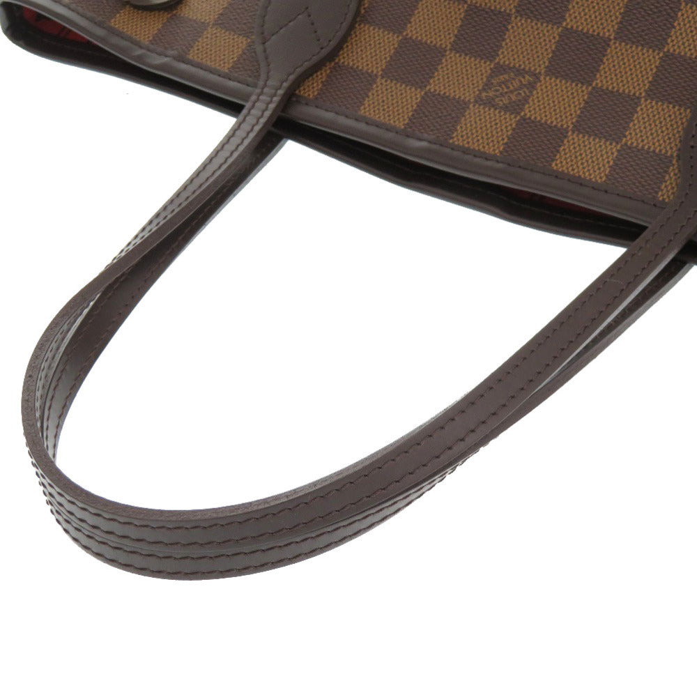 LOUIS VUITTON Tote Bag N51109 Damier canvas Brown Damier Never full PM Women Used Authentic