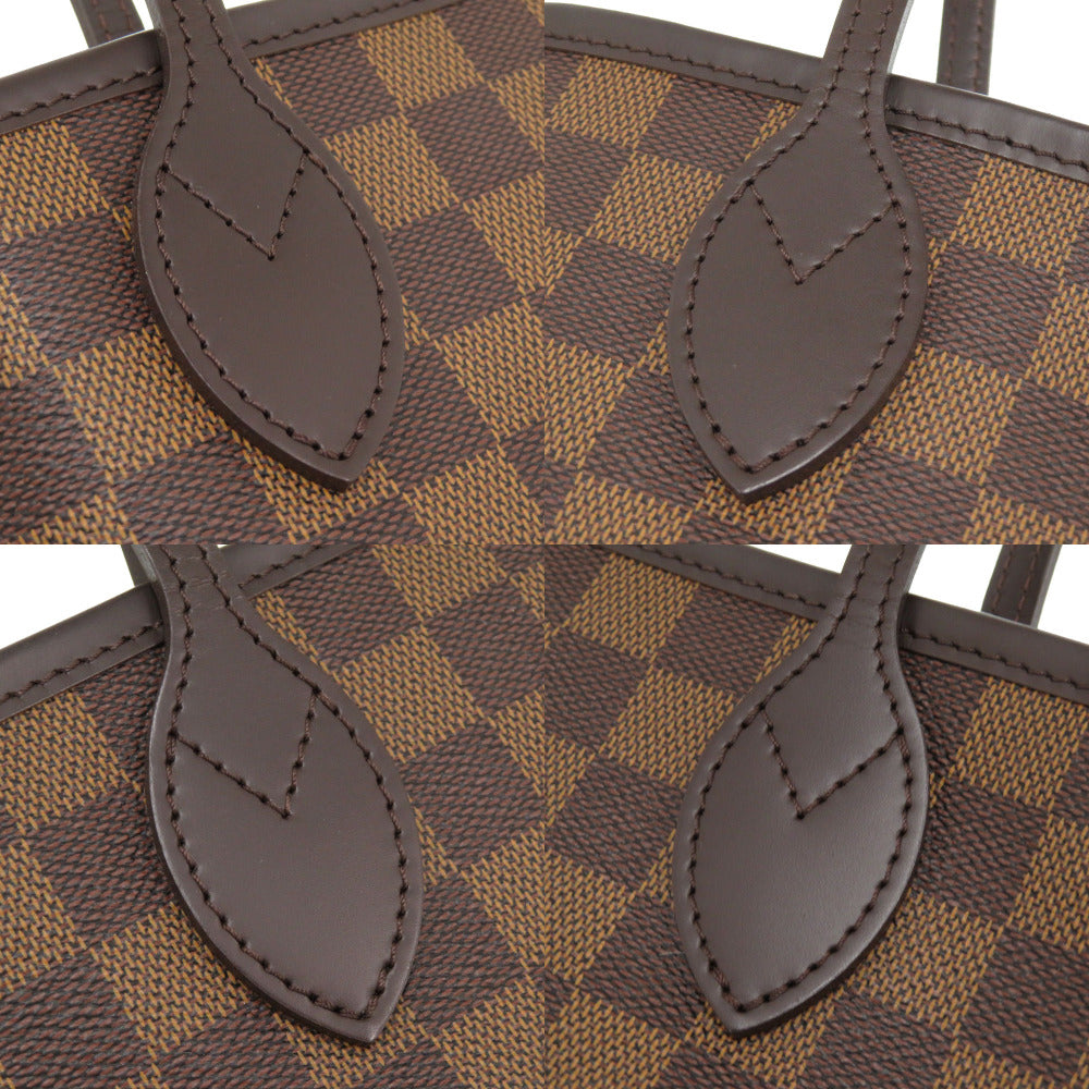 LOUIS VUITTON Tote Bag N51109 Damier canvas Brown Damier Never full PM Women Used Authentic