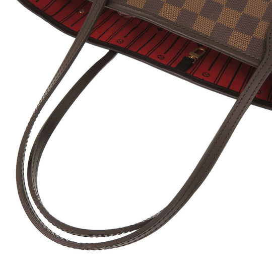 LOUIS VUITTON Tote Bag N51105 Damier canvas Brown Damier Neverfull MM Women Used Authentic