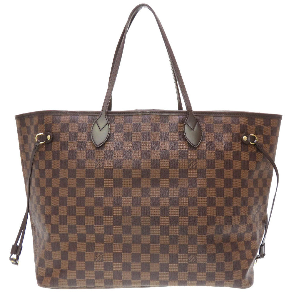 LOUIS VUITTON Tote Bag N51106 Damier canvas Brown Damier Neverfull GM Women Used Authentic
