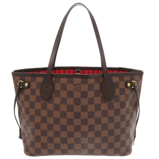 LOUIS VUITTON Tote Bag N51109 Damier canvas Brown Damier Never full PM Women Used Authentic