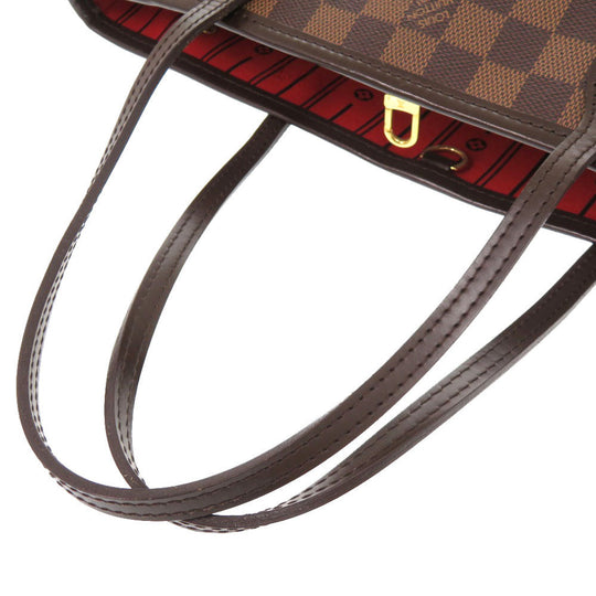 LOUIS VUITTON Tote Bag N51109 Damier canvas Brown Damier Never full PM Women Used Authentic
