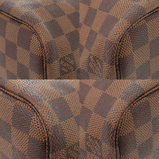 LOUIS VUITTON Tote Bag N51109 Damier canvas Brown Damier Never full PM Women Used Authentic