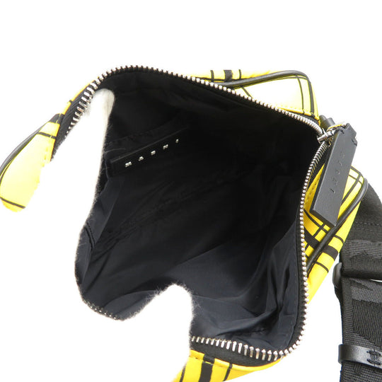 MARNI Shoulder Bag Nylon yellow Women Used Authentic