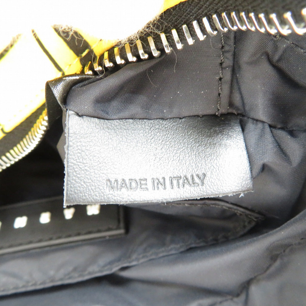 MARNI Shoulder Bag Nylon yellow Women Used Authentic