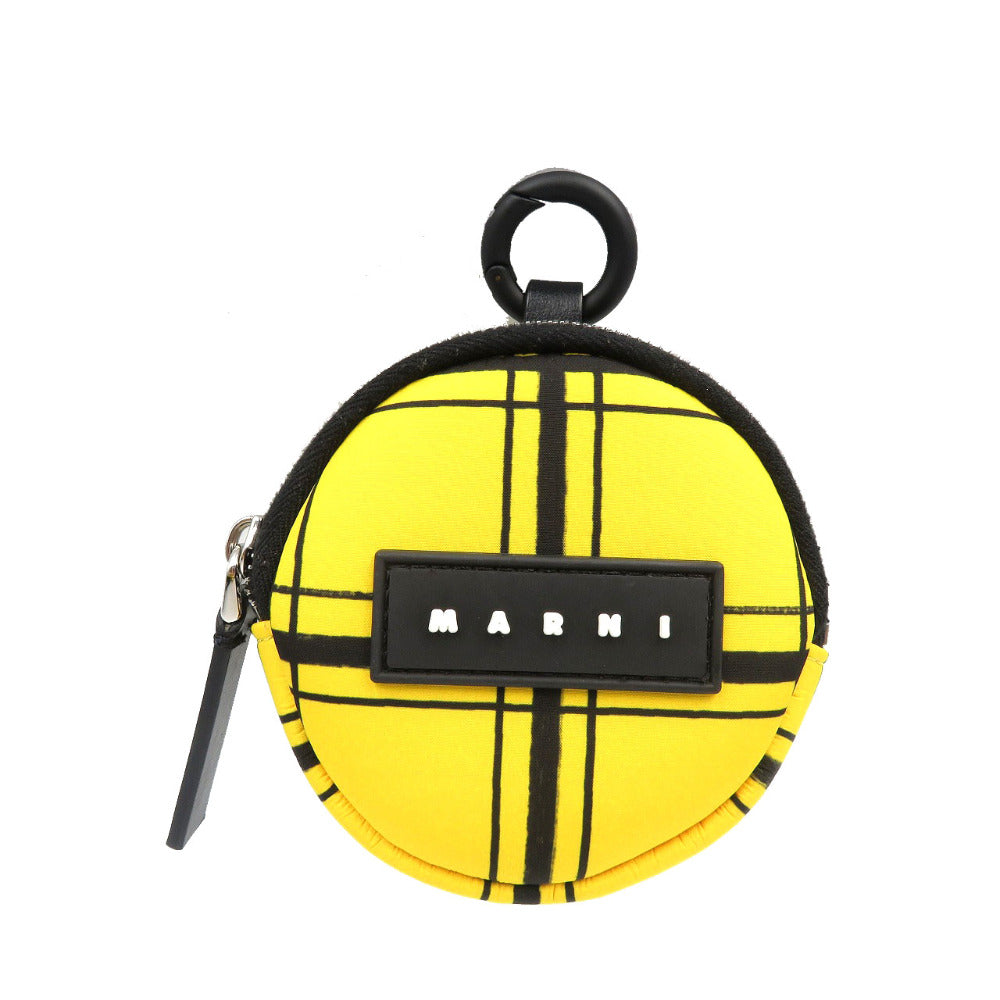MARNI Shoulder Bag Nylon yellow Women Used Authentic