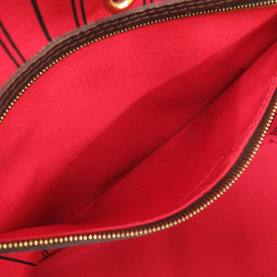 LOUIS VUITTON Tote Bag N41358 Damier canvas Slys Damier New Neverfull MM Women Used Authentic