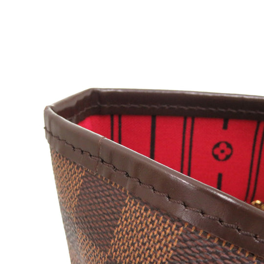 LOUIS VUITTON Tote Bag N51105 Damier canvas Brown Damier Neverfull MM Women Used Authentic