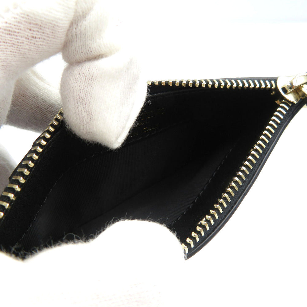 VALENTINO Coin case ZW2P0548BOL Calfskin black Women Used Authentic