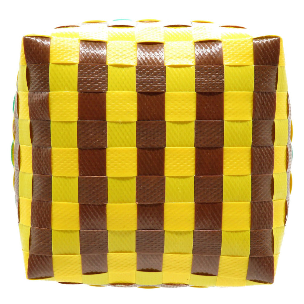 MARNI Handbag leather yellow Micro Basket Bag Women Used Authentic