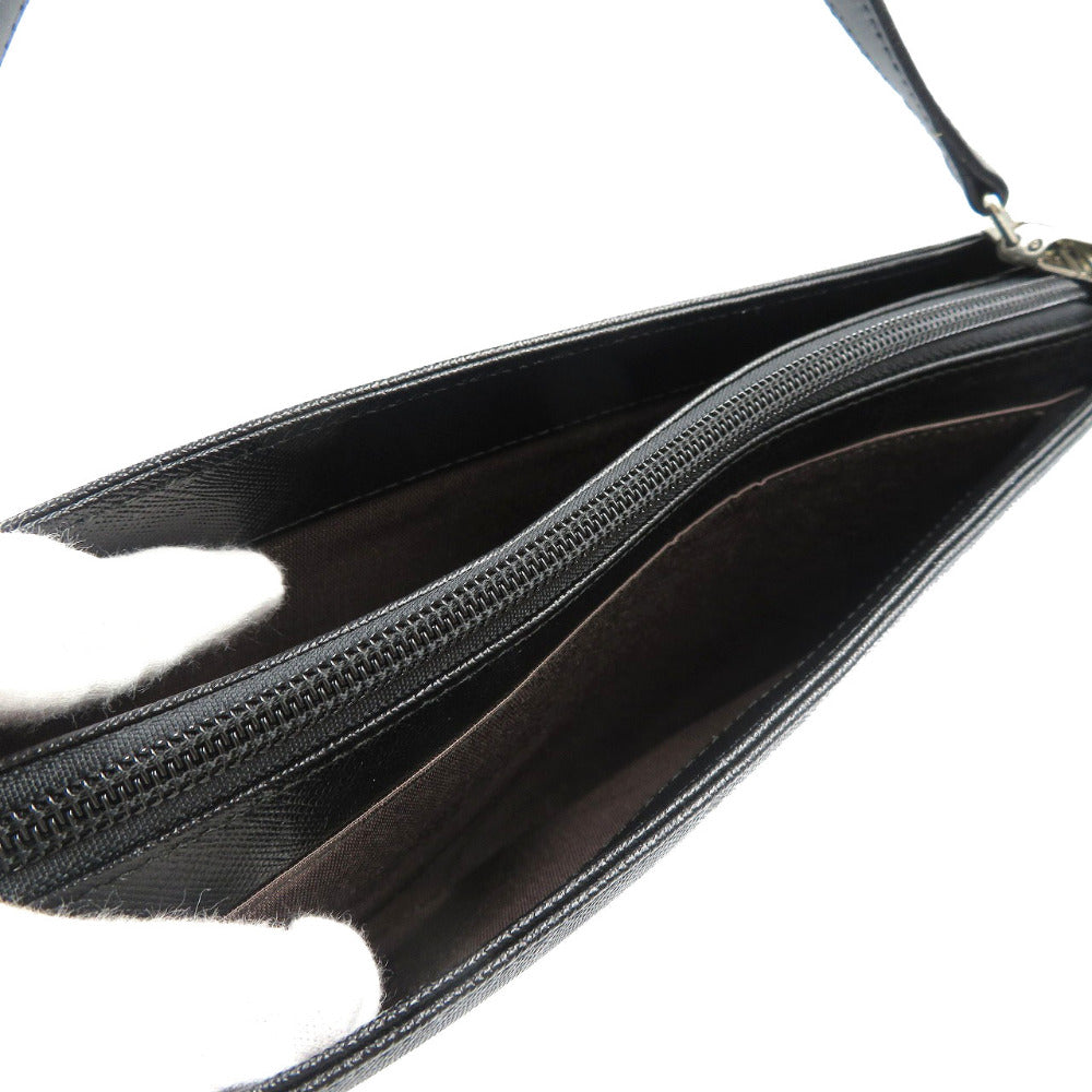 BURBERRY Handbag YM4017BH09 leather black Women Used Authentic