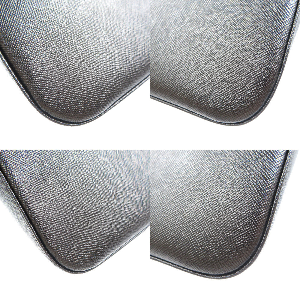 BURBERRY Handbag YM4017BH09 leather black Women Used Authentic