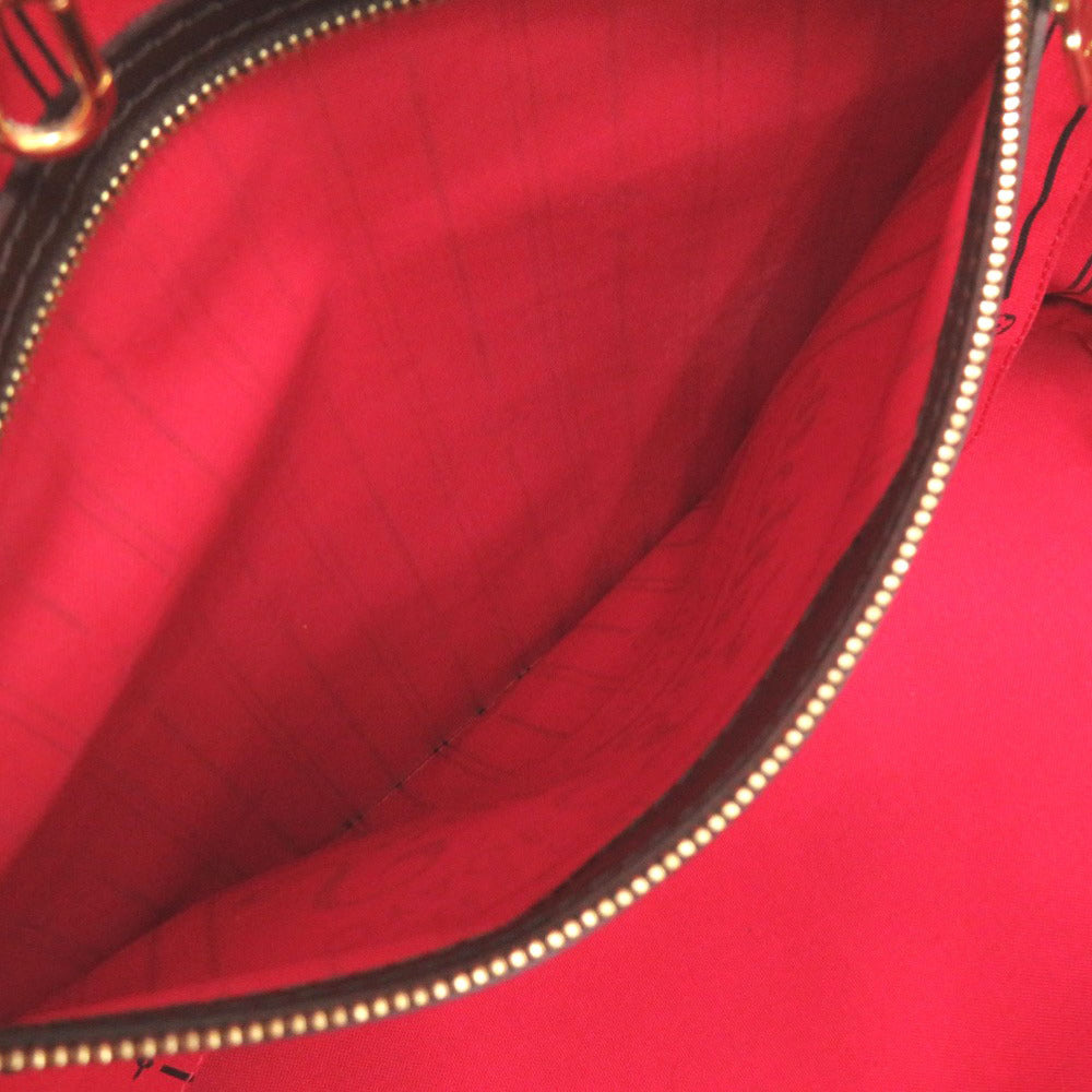 LOUIS VUITTON Tote Bag N51106 Damier canvas Brown Damier Ebene Neverfull GM Women Used Authentic