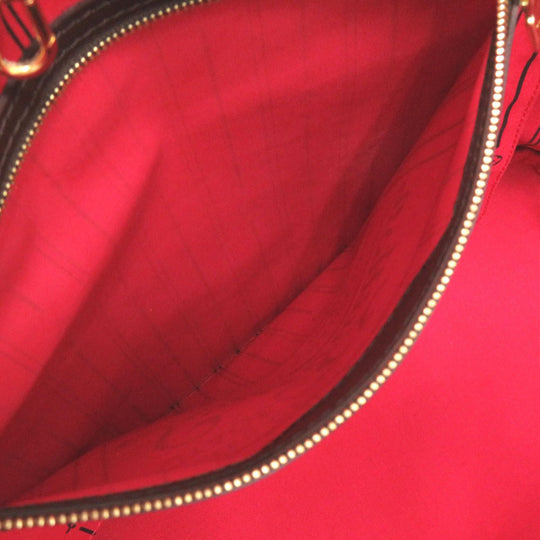 LOUIS VUITTON Tote Bag N51106 Damier canvas Brown Damier Ebene Neverfull GM Women Used Authentic