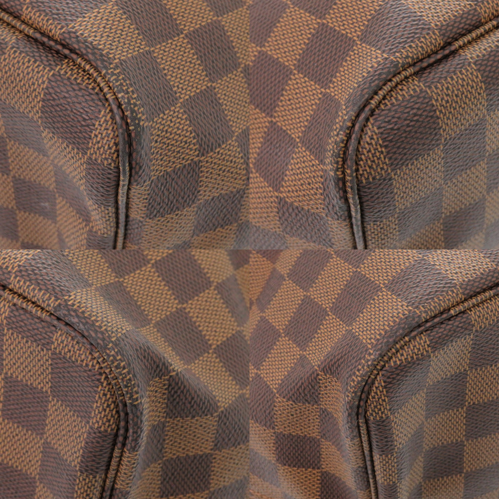LOUIS VUITTON Tote Bag N51106 Damier canvas Brown Damier Ebene Neverfull GM Women Used Authentic