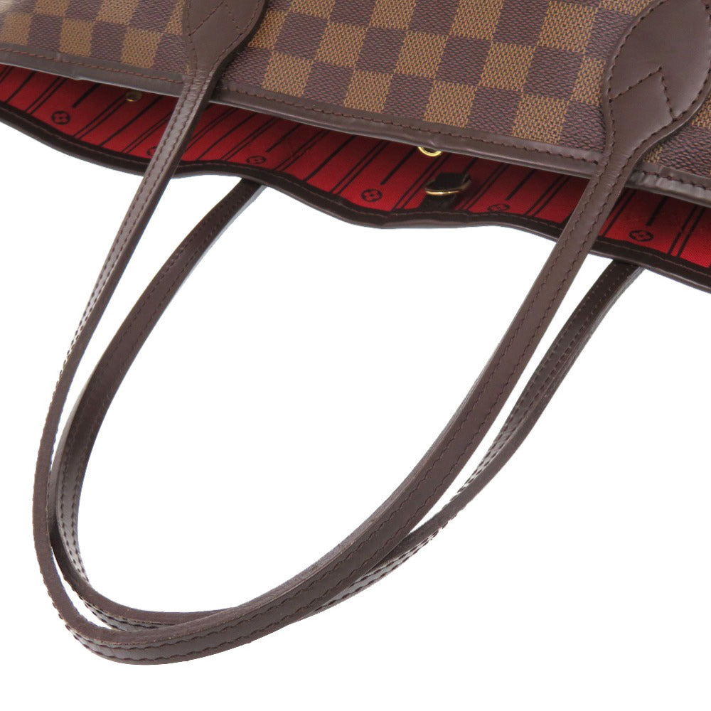 LOUIS VUITTON Tote Bag N51106 Damier canvas Brown Damier Ebene Neverfull GM Women Used Authentic