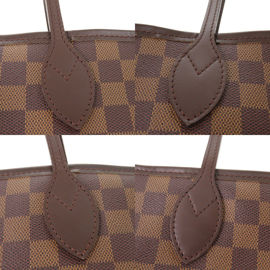 LOUIS VUITTON Tote Bag N51106 Damier canvas Brown Damier Ebene Neverfull GM Women Used Authentic