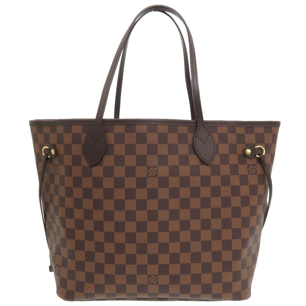 LOUIS VUITTON Tote Bag N41358 Damier canvas Slys Damier New Neverfull MM Women Used Authentic