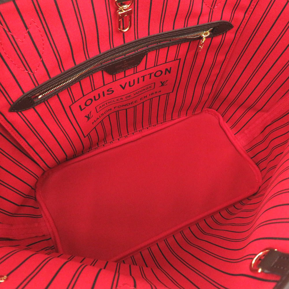 LOUIS VUITTON Tote Bag N41358 Damier canvas Slys Damier New Neverfull MM Women Used Authentic