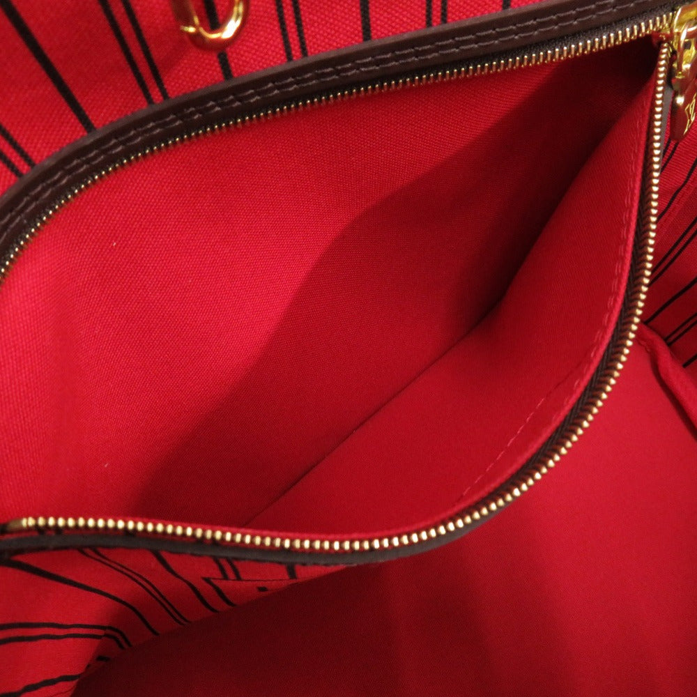 LOUIS VUITTON Tote Bag N41358 Damier canvas Slys Damier New Neverfull MM Women Used Authentic