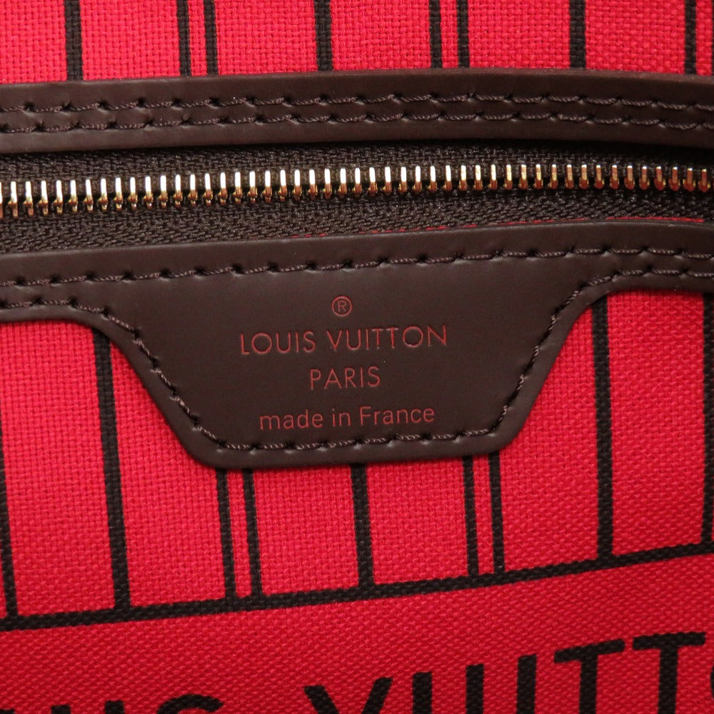 LOUIS VUITTON Tote Bag N41358 Damier canvas Slys Damier New Neverfull MM Women Used Authentic