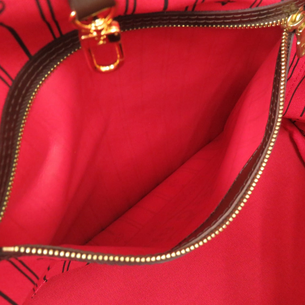 LOUIS VUITTON Tote Bag N51105 Damier canvas Brown Damier Neverfull MM Women Used Authentic