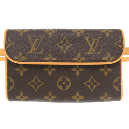 LOUIS VUITTON Waist bag M51855 Monogram canvas Brown Monogram Pochette Florentine Women Used Authentic