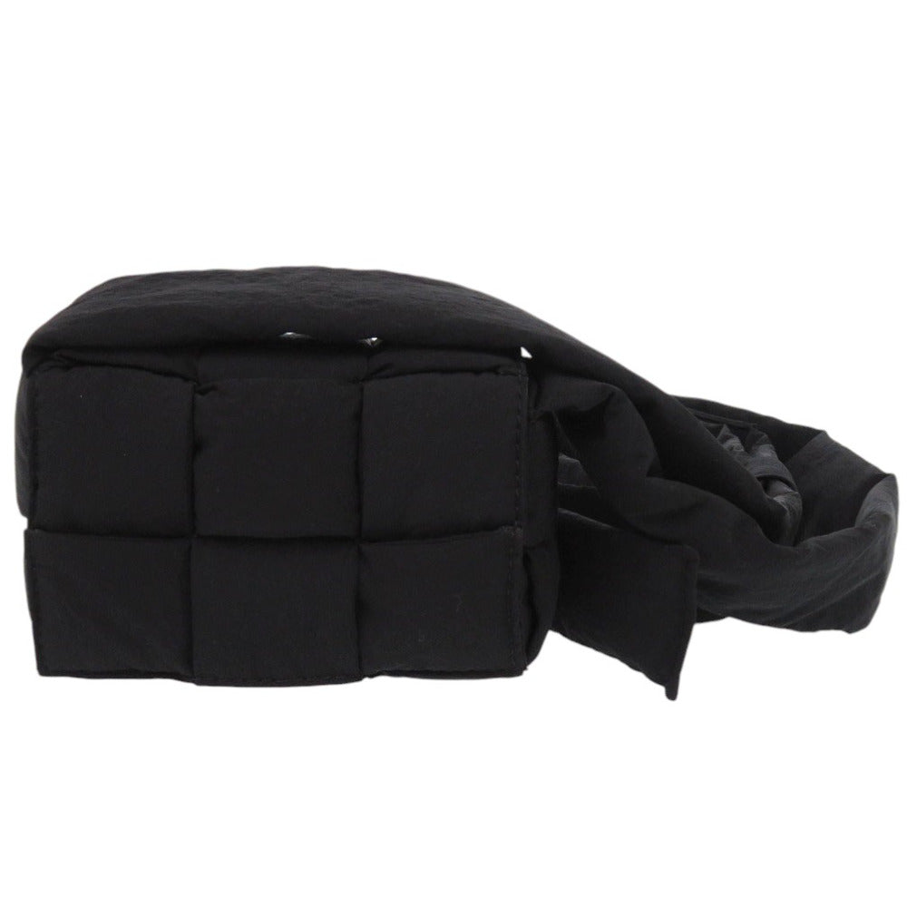 BOTTEGAVENETA Shoulder Bag 691018 VB081 Nylon black Cassette Shoulder Bag MINI CASSETTE mens(Unisex) Used Authentic