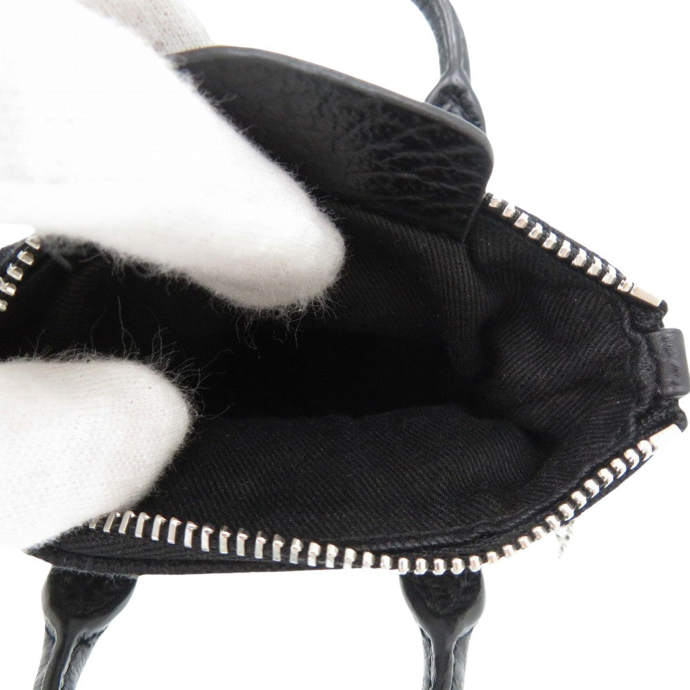 Maison Margiela Shoulder Bag SB3WG0025 P4455 T8013 leather black 5AC CLASSIQUE BABY Pouch Women Used Authentic