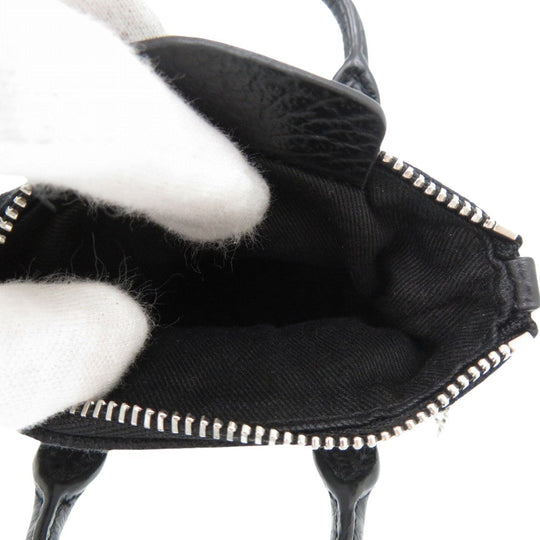 Maison Margiela Shoulder Bag SB3WG0025 P4455 T8013 leather black 5AC CLASSIQUE BABY Pouch Women Used Authentic