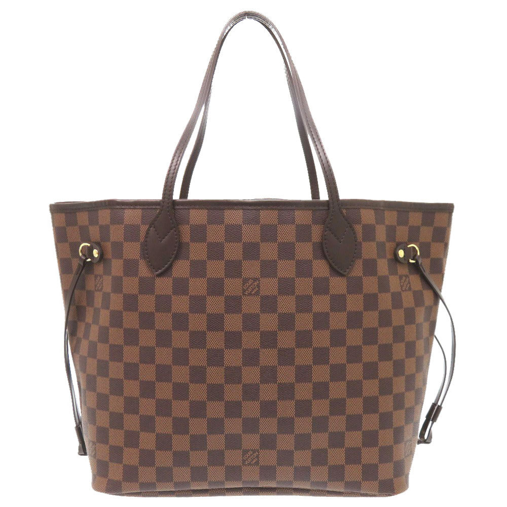 LOUIS VUITTON Tote Bag N51105 Damier canvas Brown Damier Neverfull MM Women Used Authentic