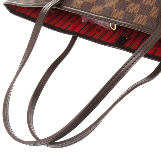 LOUIS VUITTON Tote Bag N51105 Damier canvas Brown Damier Neverfull MM Women Used Authentic